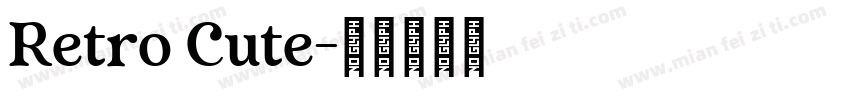 Retro Cute字体转换
